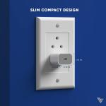 Raybeing Charger Adapter with C type Cable,  20W Original Type C  Supported, 3.0 USB Fast Charging  White