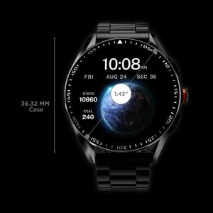 Premium Round Dial Smartwatch | 1.43” AMOLED Display | Bluetooth Calling | Metal Strap